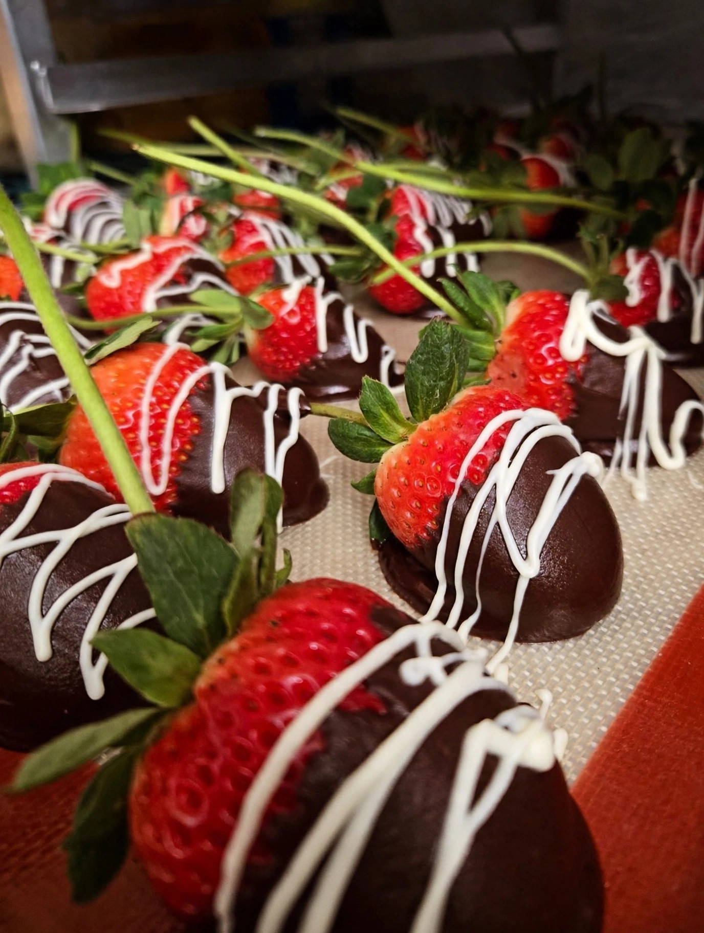 Chocolate-dipped strawberries